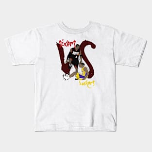 Nba sixers vs lakers Kids T-Shirt